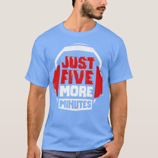 Nog maar vijf minuten videospelcadeaus t-shirt