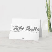 Nog-Man buvant de l'auberge Carte de Noël (Dos)