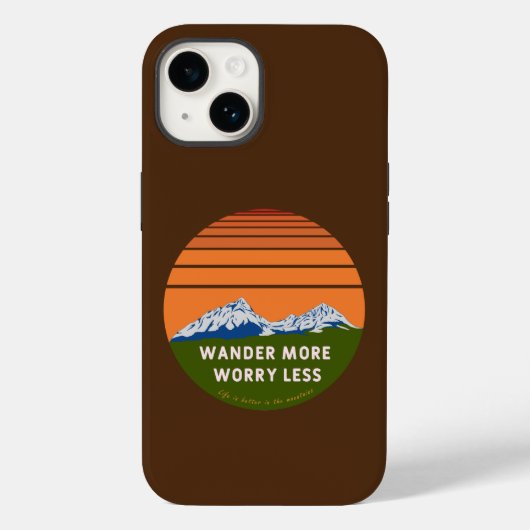 Nog meer zorgen minder Hoesje-Mate iPhone Case (Achterkant)