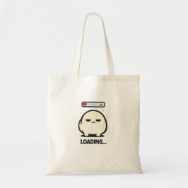 Nog steeds aan het laden 3% - Schattig Vermoeid Ka Tote Bag