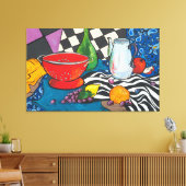Nog steeds creatieve fruitwandkunst canvas afdruk (Insitu (Woonkamer))