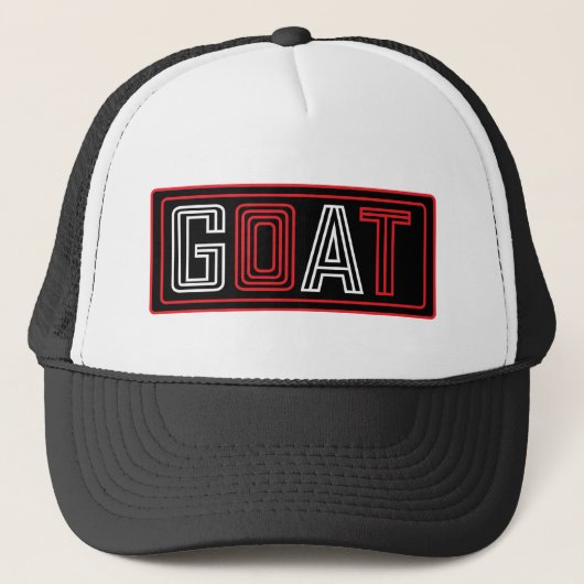 Nog steeds de GOAT van HipHop Trucker Pet (Voorkant)