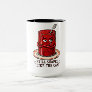 Nog steeds de vorm van het blik Cranberry saus Tha Mok