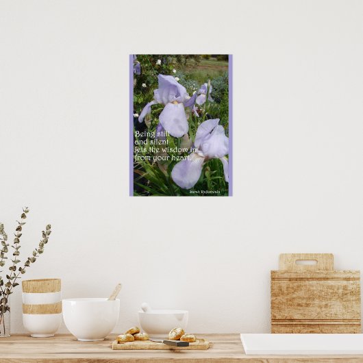 Nog steeds en stille loten in het Wisdom-Poster Poster (Keuken)