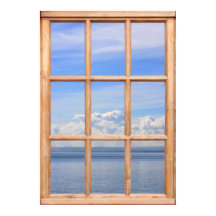 Nog steeds en vreedzaam Uitzicht van de Oceaan van