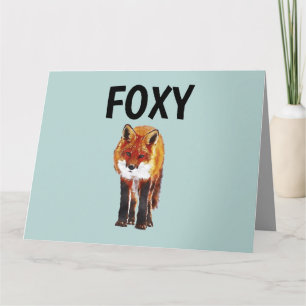 NOG STEEDS FOXY FOX BIG BIRTHDAY CARDS KAART