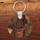 Nog steeds het leven van schilders in Pot door Vin Sleutelhanger (Voorkant)