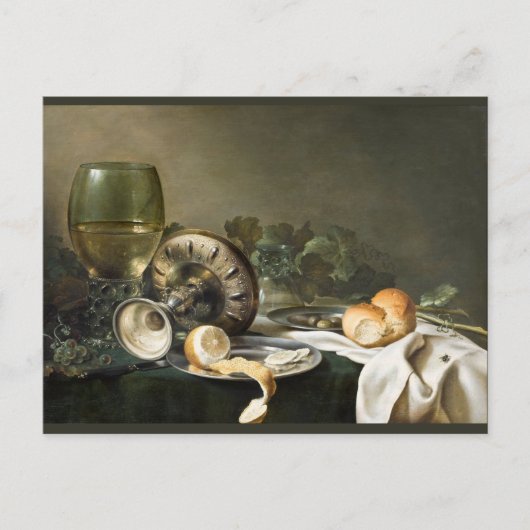 Nog steeds het leven van Willem Claeszoon Heda Briefkaart (Voorkant)