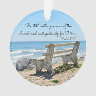 Nog steeds in aanwezigheid van de Heer, Psalm 37:7 Ornament