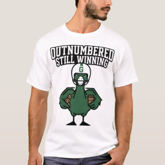 Nog steeds in de minderheid maar toch aan de winne t-shirt