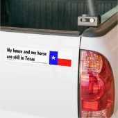 Nog steeds in Texas Bumpersticker (Op Truck)