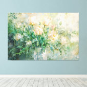 *~* Nog steeds Lente Bloem TV2 Uitgerekte Canvas P Afdruk (Insitu (Houten vloer))