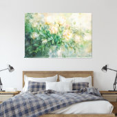 *~* Nog steeds Lente Bloem TV2 Uitgerekte Canvas P Afdruk (Insitu (Slaapkamer))
