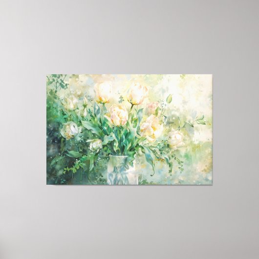 *~* Nog steeds Lente Bloem TV2 Uitgerekte Canvas P Afdruk (Voorkant)