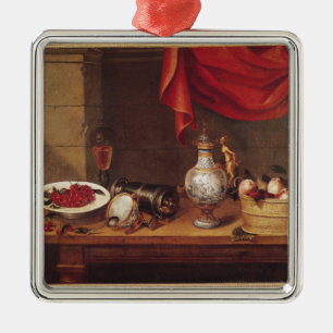Nog steeds leven, 1653 metalen ornament
