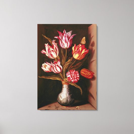 Nog steeds leven, 17e eeuw canvas afdruk (Voorkant)