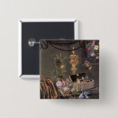 Nog steeds leven 2 vierkante button 5,1 cm (Voorkant /achterkant)