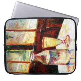 Nog steeds leven Absinthe Van Gogh Fine Art Laptop Sleeve