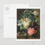 Nog steeds leven bloemen 2 briefkaart (Voorkant / Achterkant)