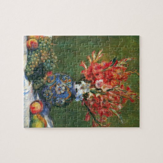 Nog steeds leven bloemen en fruit van Pierre Renoi Legpuzzel (Horizontaal)