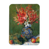 Nog steeds leven bloemen en fruit van Pierre Renoi Magneet (Verticaal)