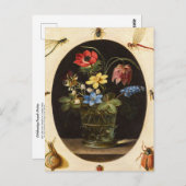 Nog steeds leven bloemen en insecten door Clara Pe Briefkaart (Voorkant / Achterkant)