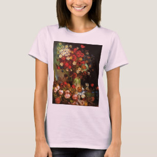 Nog steeds leven bloemen in een Vase door Vincent  T-shirt