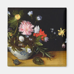 Nog steeds leven bloemen magneet