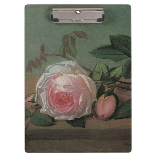 Nog steeds leven bloemen op de rand van Otto Ottes Klembord (Voorkant)