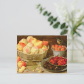 Nog steeds leven briefkaart (Staand voorkant)