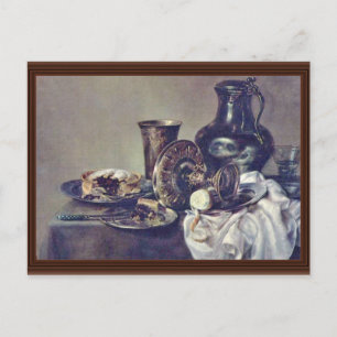 Nog steeds leven door Heda, Willem Claesz. (Beste  Briefkaart
