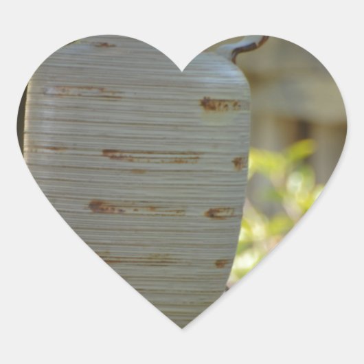 Nog steeds leven hart sticker (Voorkant)