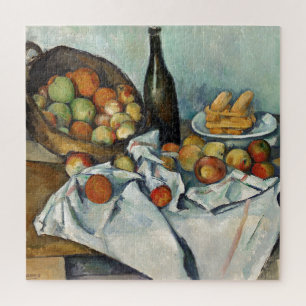 Nog steeds leven is een mandje cezanne schilderkun legpuzzel