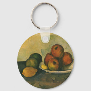 Nog steeds leven met appels door Paul Cezanne Sleutelhanger