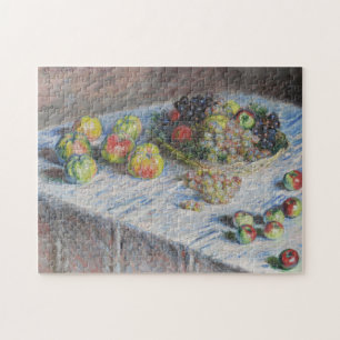 Nog steeds leven met appels en druiven - Monet Fin Legpuzzel
