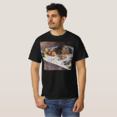 Nog steeds leven met appels en druiven van Claude  T-shirt (Voorkant volledig)