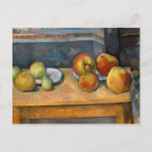 Nog steeds leven met appels Paul Cezanne Briefkaart (Voorkant)