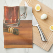 Nog steeds leven met Beer door Jennifer Goldberger Theedoek (Quarter Fold)