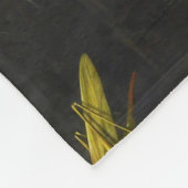 Nog steeds leven met bloemen en fruit fleece deken (Hoek)