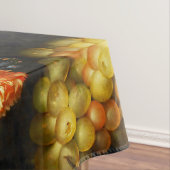 Nog steeds leven met bloemen en fruit tafelkleed (Voorbeeld)
