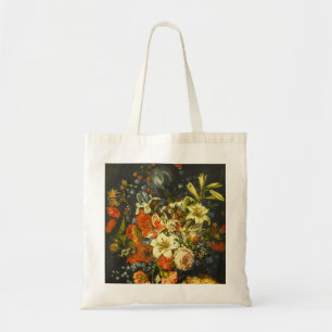 Nog steeds leven met bloemen en fruit tote bag