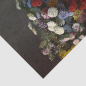 Nog steeds leven met bloemen en fruit van Claude M Tissuepapier (Detail)