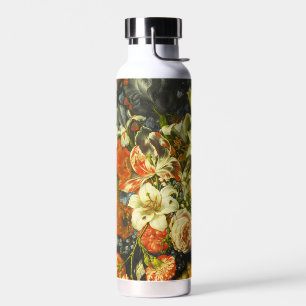 Nog steeds leven met bloemen en fruit waterfles