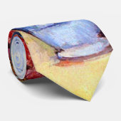 Nog steeds leven met bloemen in een vaas, Paul Cez Stropdas (Opgerold)