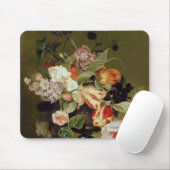 Nog steeds leven met bloemen muismat (Met muis)