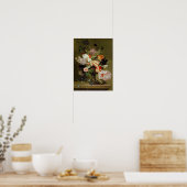 Nog steeds leven met bloemen poster (Keuken)