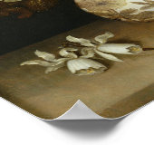 Nog steeds leven met bloemen poster (Hoek)