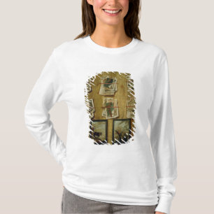 Nog steeds leven met boekenvellen en Afbeeldingen, T-shirt