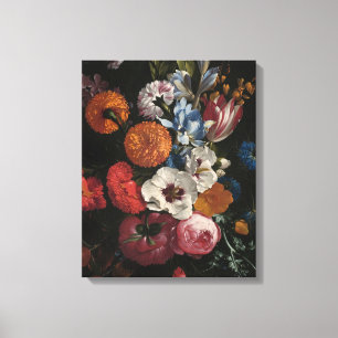 Nog steeds leven met Bouquet van Flowers   Johan J Canvas Afdruk