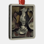 Nog steeds leven met drie handvatten metalen ornament (Rechts)